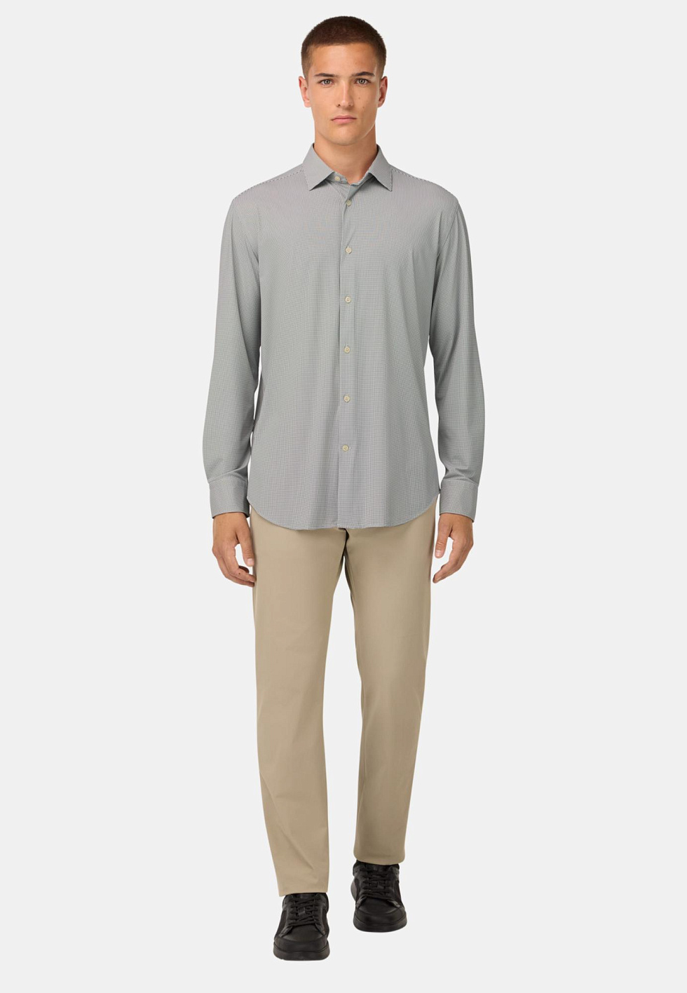 Рубашка B Tech из стрейч-нейлона Slim Fit для спорта и фитнеса – фото №  1