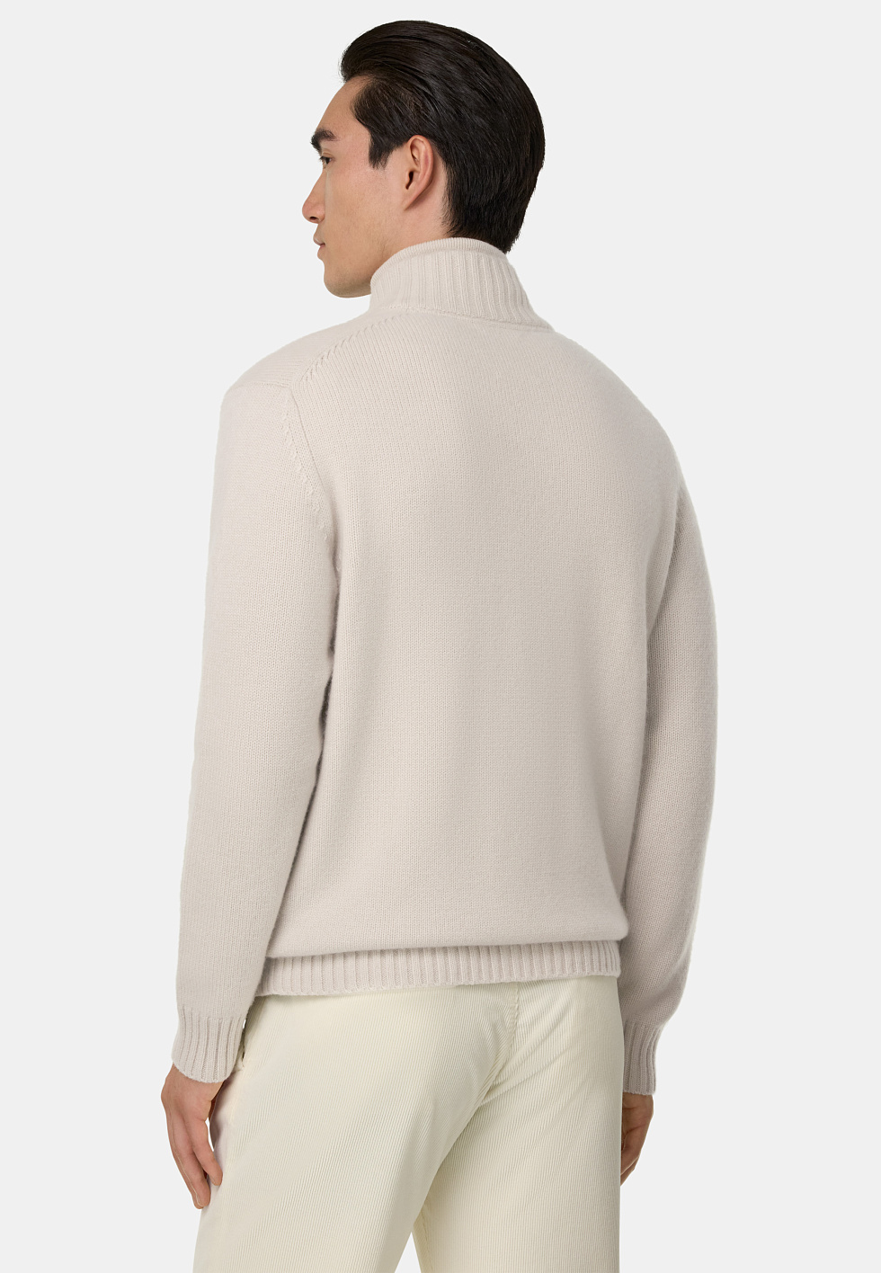 Вязаный кашемировый кардиган для спорта и фитнеса – фото №  4