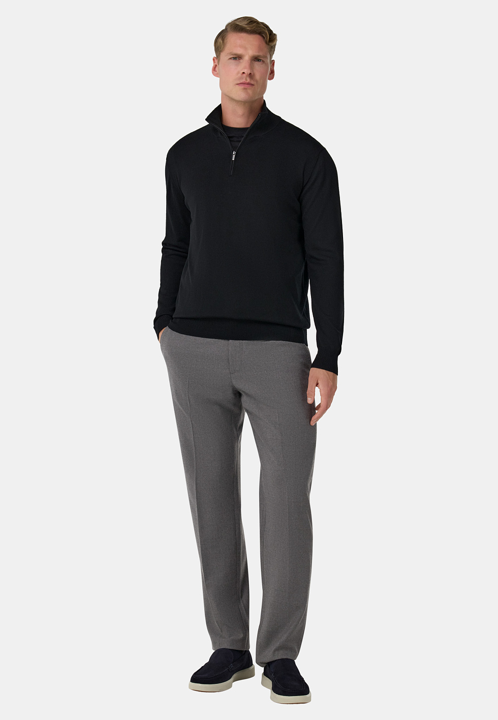 Брюки из эластичного фланели для спорта и фитнеса – фото №  4