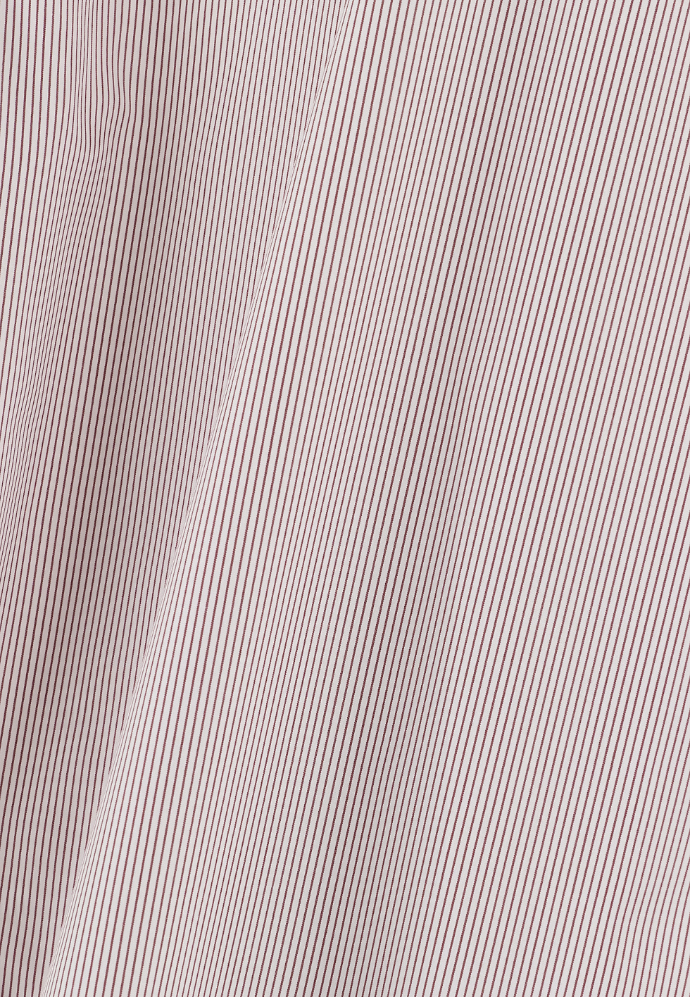 Рубашка из хлопка в полоску немнущаяся, приталенный крой (slim fit) для спорта и фитнеса – фото №  6