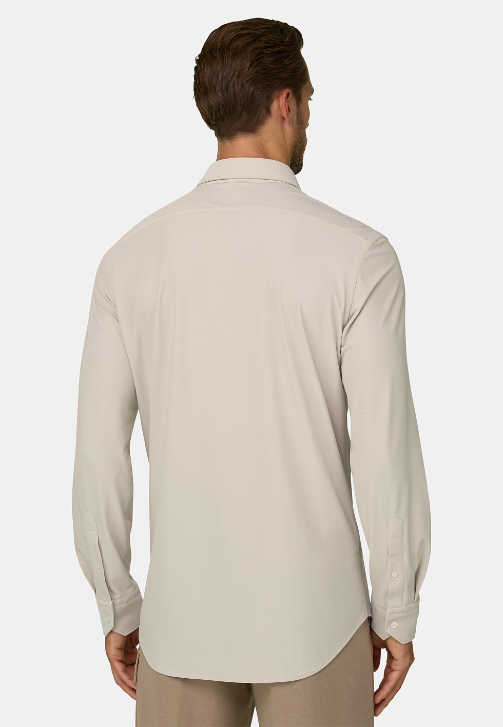 Рубашка приталенного кроя (slim fit) из эластичного нейлона B Tech для спорта и фитнеса – фото №  7
