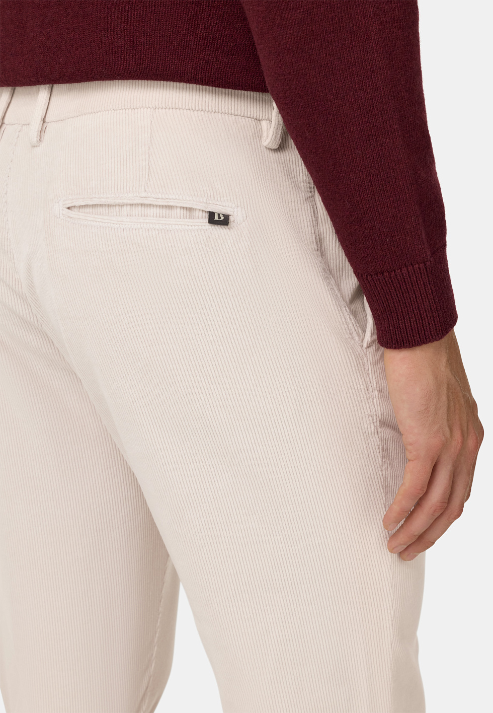 Брюки из эластичного велюра приталенные (slim fit) для спорта и фитнеса – фото №  6