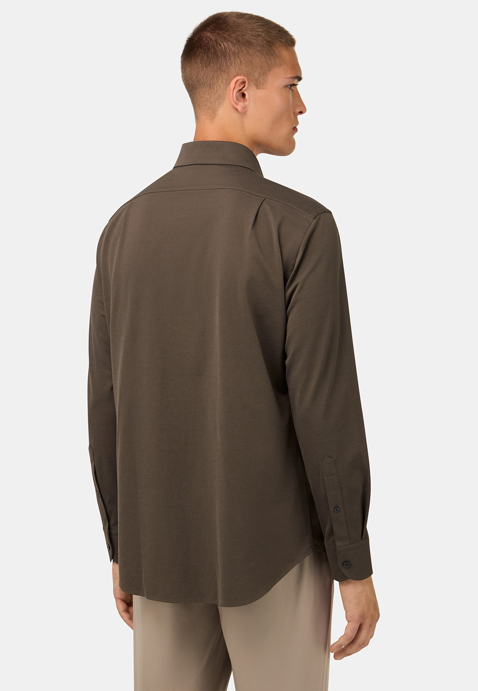 Рубашка из японского джерси Regular Fit для спорта и фитнеса – фото №  4