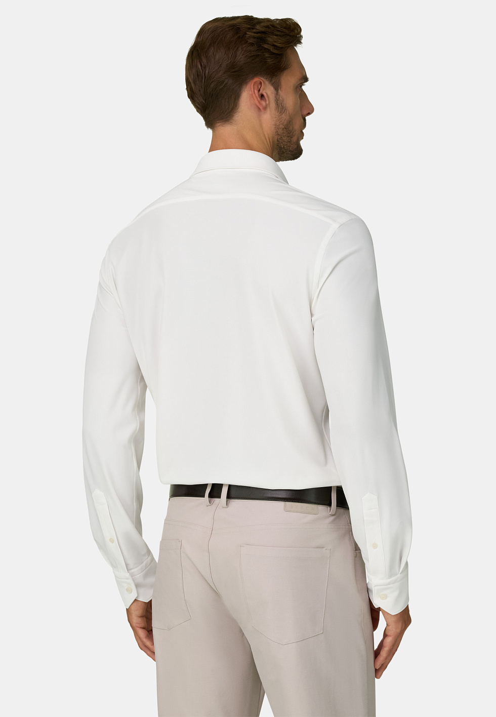 Рубашка приталенного кроя (slim fit) из эластичного нейлона B Tech для спорта и фитнеса – фото №  7