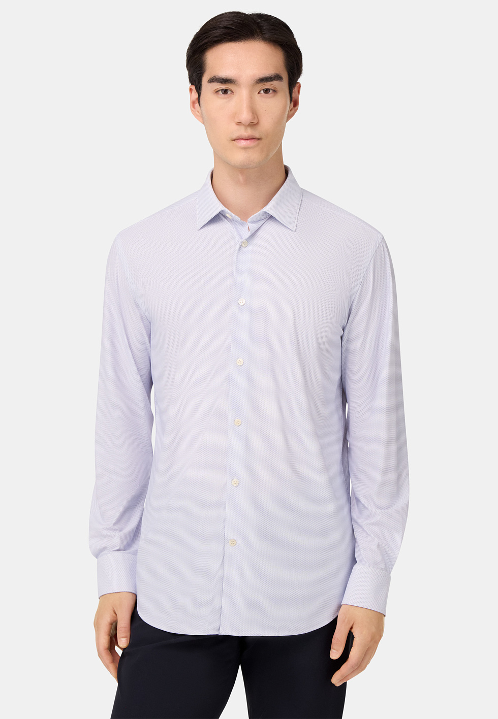 Рубашка из стрейч-нейлона Slim Fit для спорта и фитнеса – фото №  3