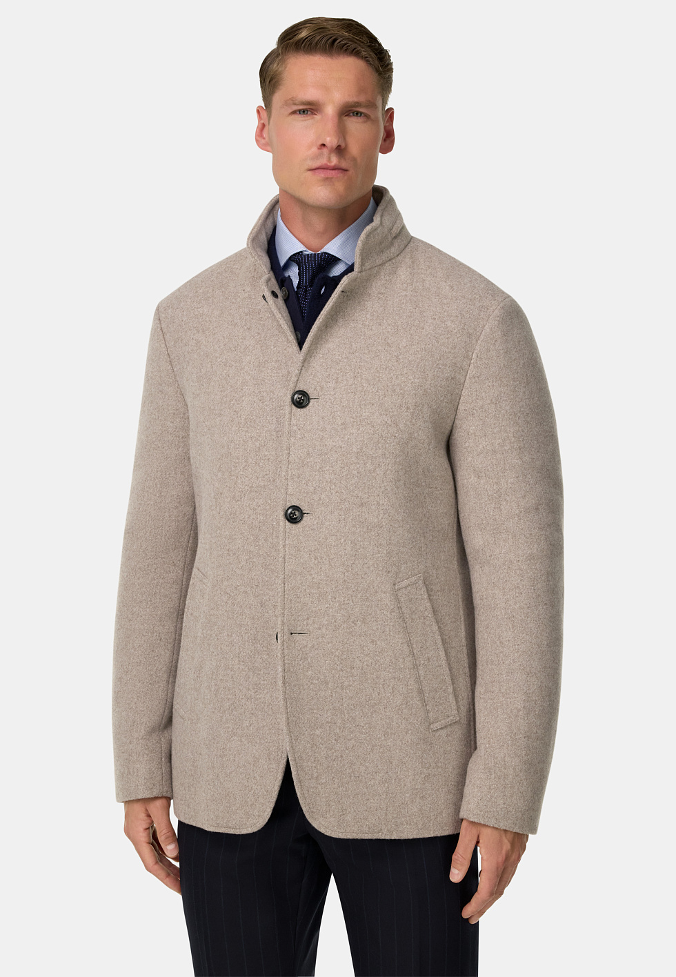 Полупальто из шерсти для спорта и фитнеса – фото №  3