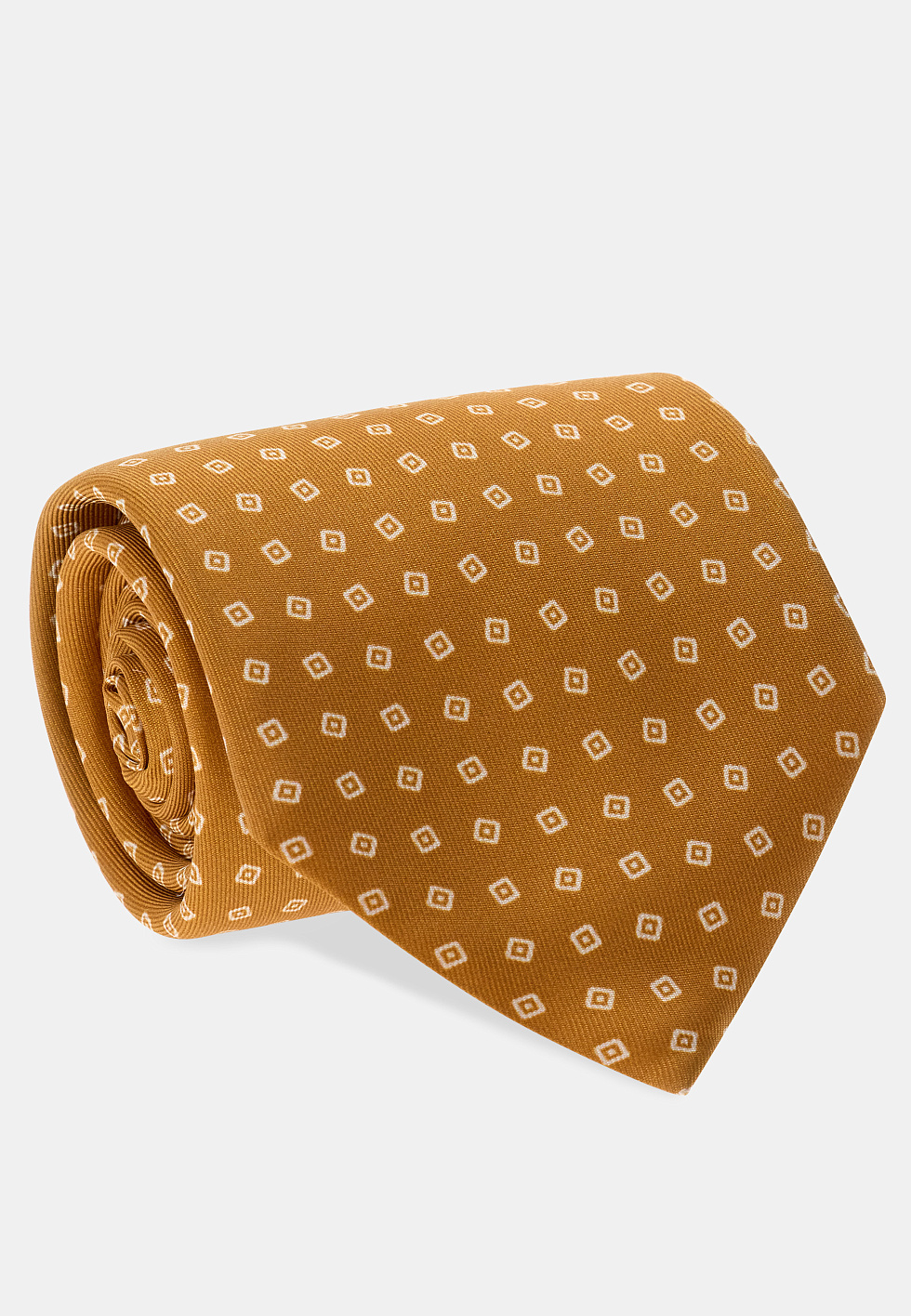 Галстук из шёлка с геометрическим узором для спорта и фитнеса – фото №  3