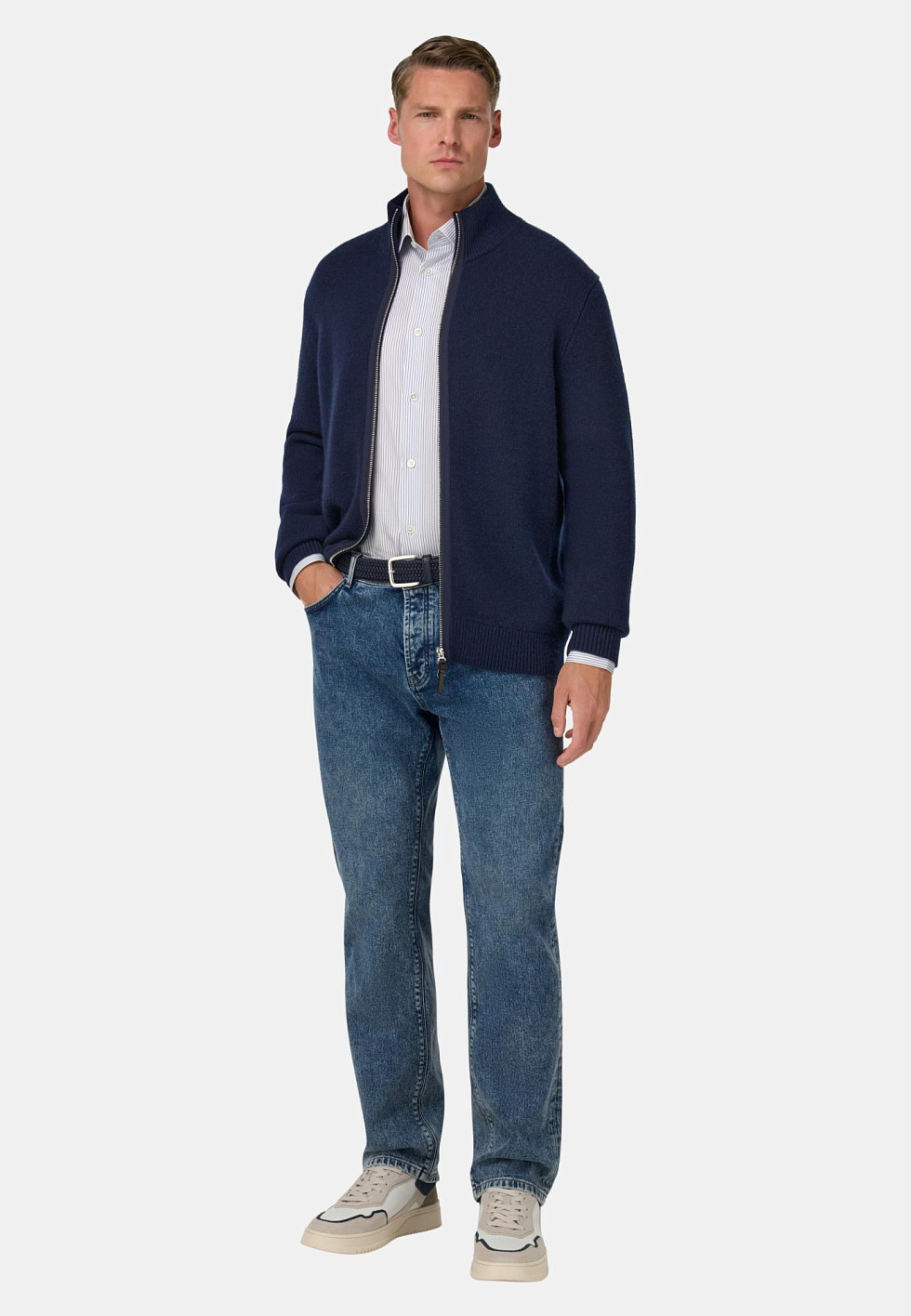 Кардиган на молнии из кашемира для спорта и фитнеса – фото №  2