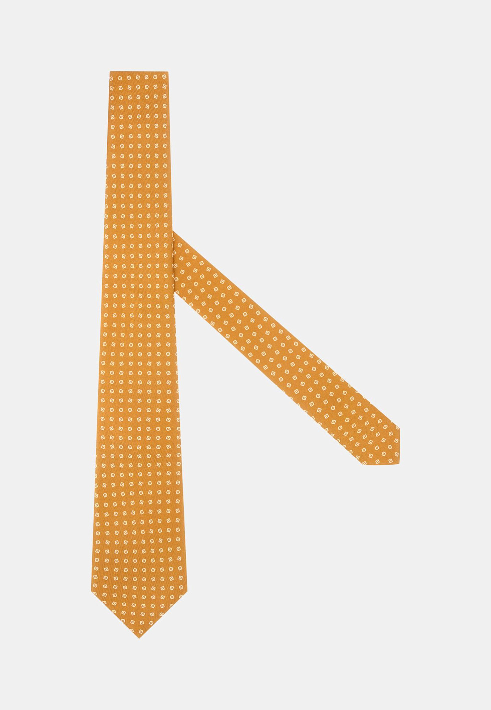 Галстук из шёлка с геометрическим узором для спорта и фитнеса – фото №  2